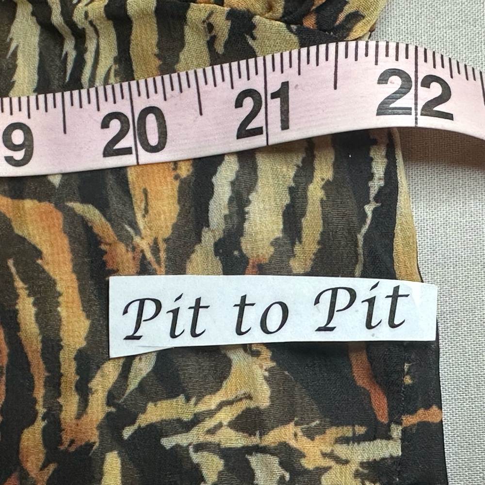 NWT SIZE M/L DOTTO LUXURY RESORT WEAR Zebra Print Pantsuit - Black and Tan - Picture 9 of 11